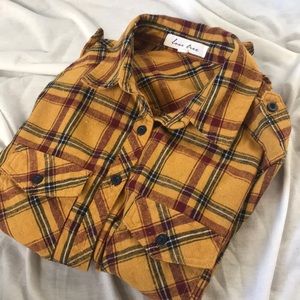 Flannel button down shirt